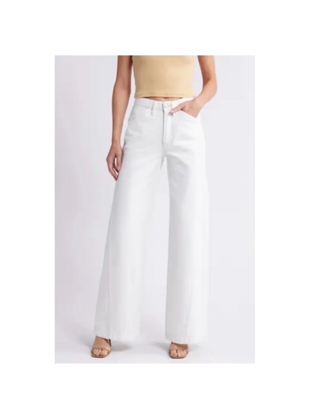 FRAME Le Baggy Palazzo Denim